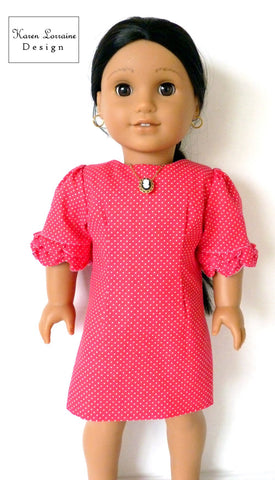 Karen Lorraine Design 18 Inch Modern Winner's Circle 18" Doll Clothes Pattern Pixie Faire