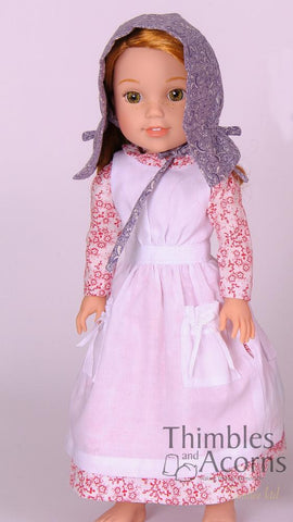 Thimbles and Acorns WellieWishers Country Girl 14.5" Doll Clothes Pattern Pixie Faire
