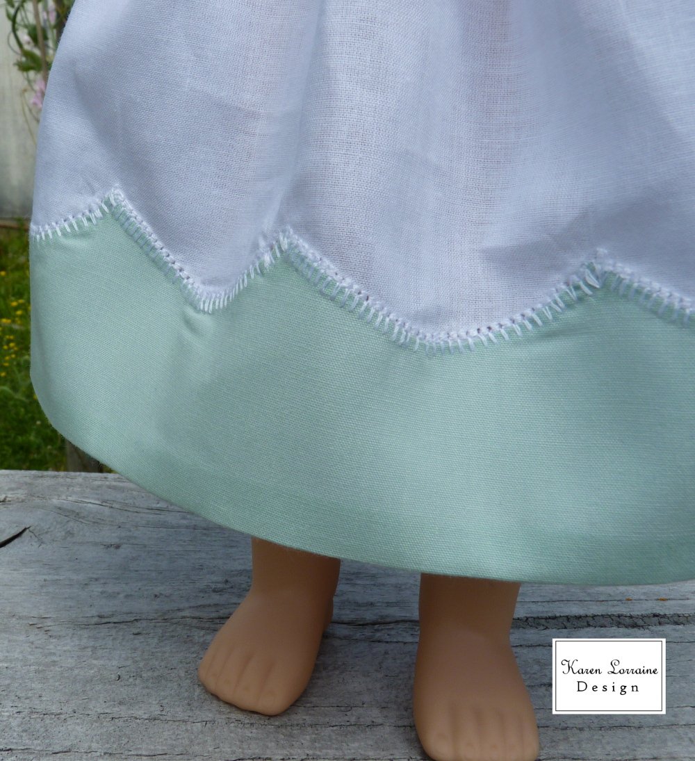 Karen Lorraine Design WellieWishers Heirloom Luncheon 13-14.5 Inch Doll Clothes Pattern Pixie Faire