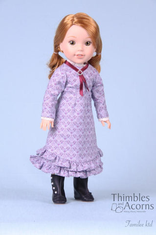Thimbles and Acorns WellieWishers Mary and Laura 14.5" Doll Clothes Pattern Pixie Faire