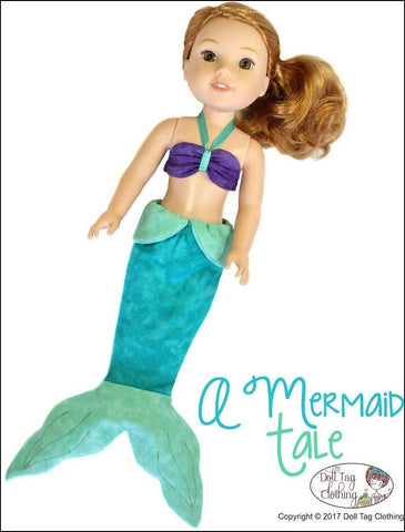 Doll Tag Clothing WellieWishers A Mermaid Tale for 13-14.5" Dolls Pixie Faire