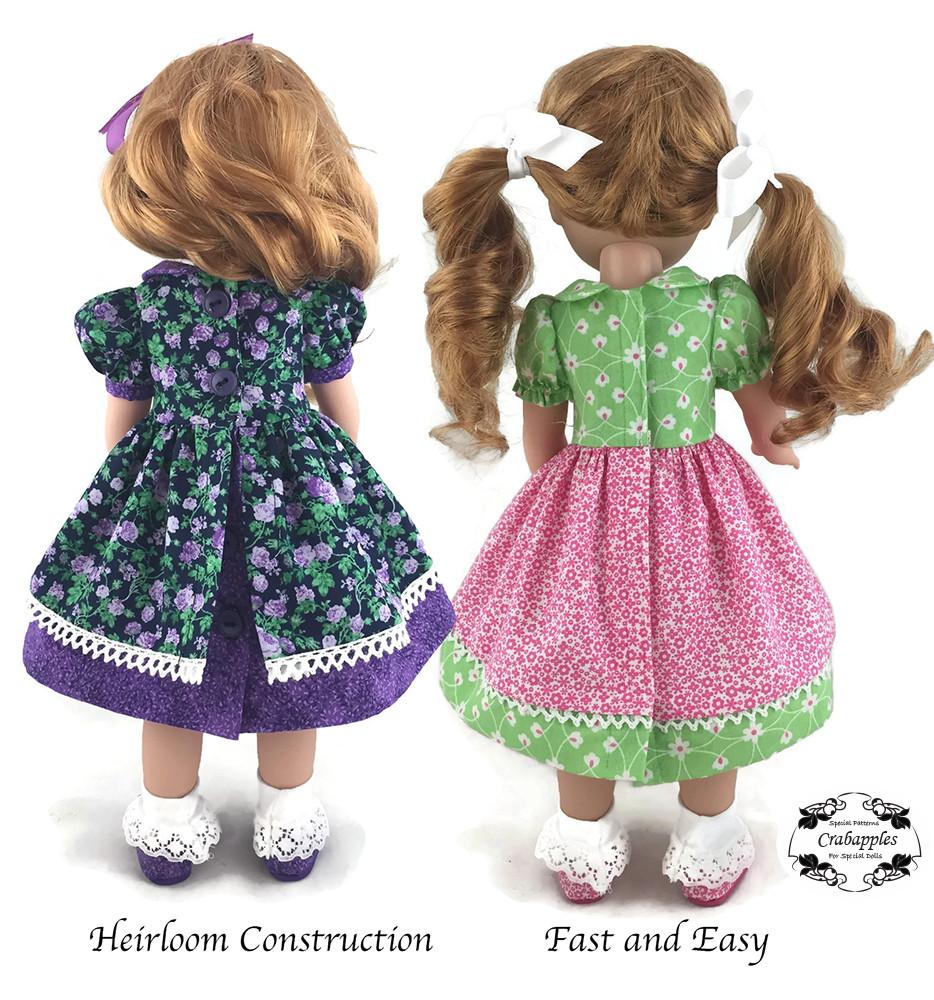 Crabapples WellieWishers School Girl 14-14.5 Inch Doll Clothes Pattern Pixie Faire