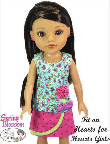 Doll Tag Clothing WellieWishers Spring Blossom 14.5" Doll Clothes Pattern Pixie Faire